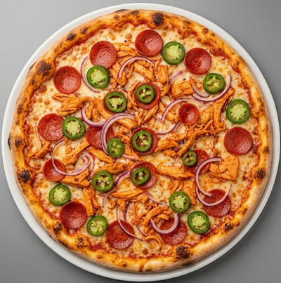 Hot & Spicy Pizza 