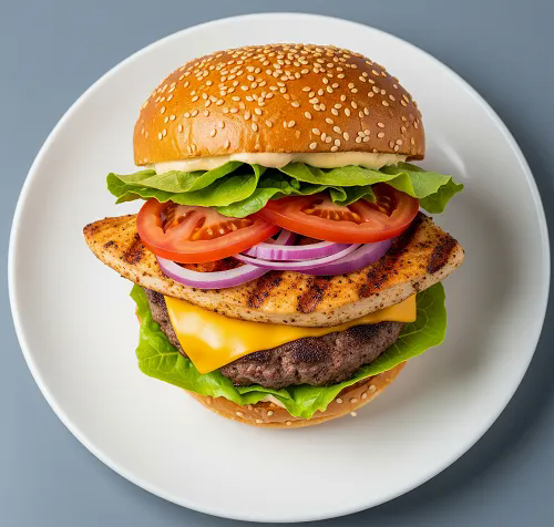 Bbq King Spicy Burger With Chips 