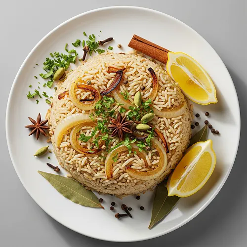 Onion Pilau Rice 