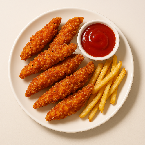 Crispy Breaded Chicken Strips 