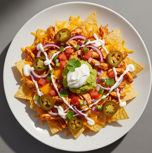 Chicken Tikka Chasni Nachos 